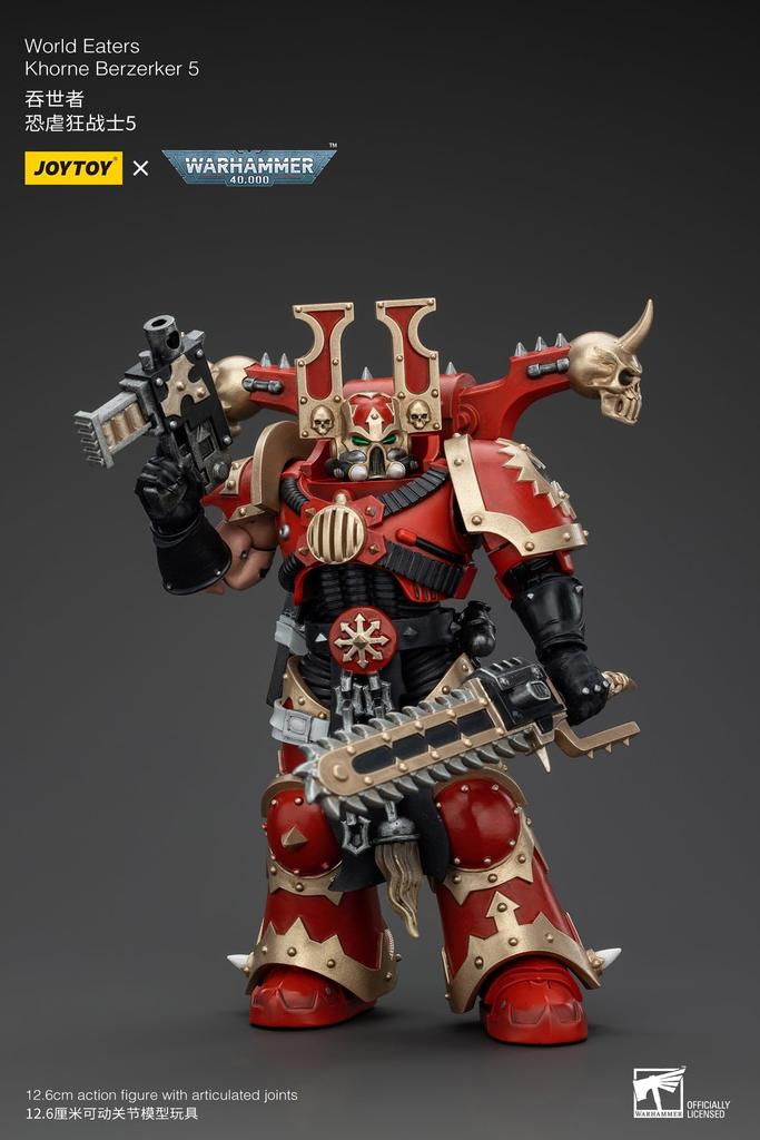 JOYTOY Warhammer World Eater Khorne Berzerker 5 Scale Action Figure 40,000 1/18 (Assembled)