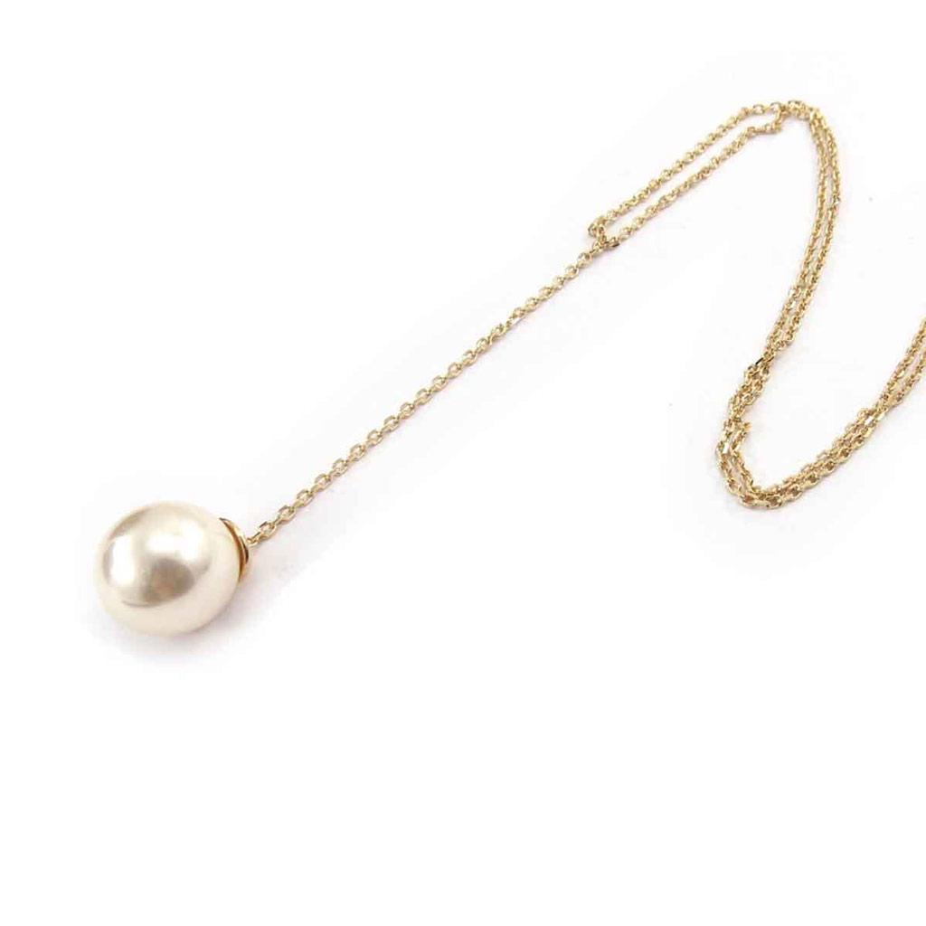 Les Trésors De Lily [E7053] - 'Unique' White Gold-Plated Necklace