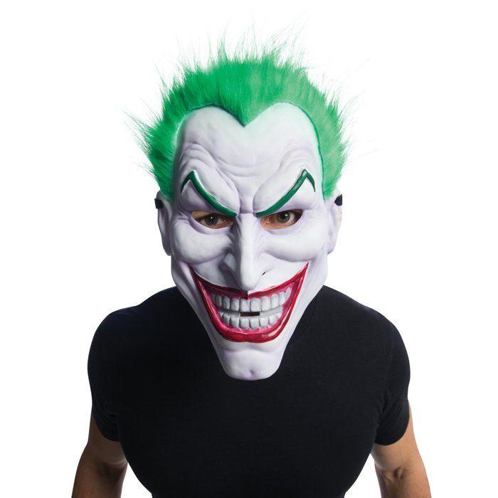 Déguisement Joker adulte avec masque et perruque - Blanc, Vert, Rouge