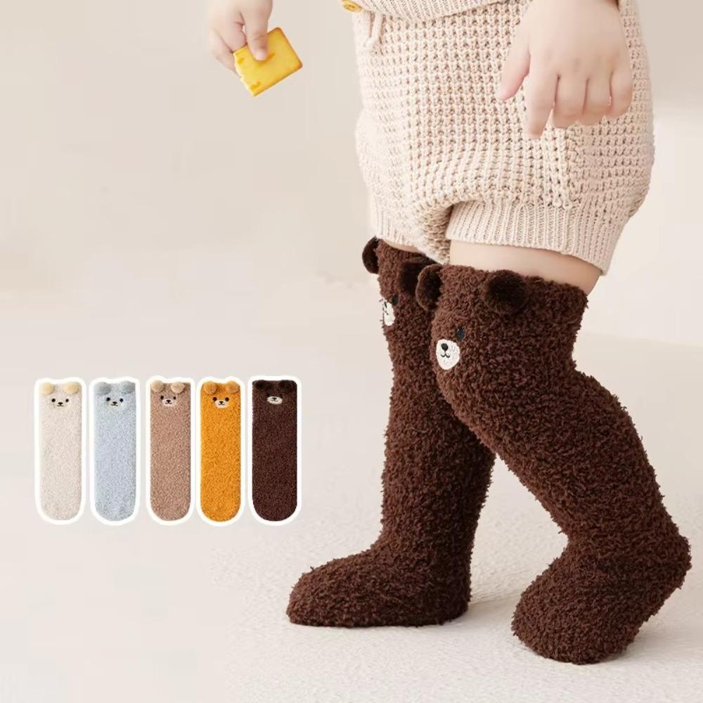 Thickened Infants Stocking Coral Velvet Plush Socks High Quality Baby Socks  for  0-5year Kids