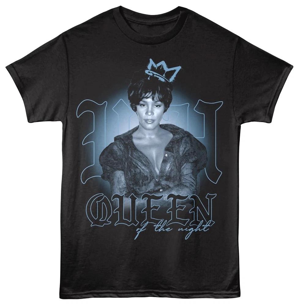 Whitney Houston Queen of the Night Men s T Shirt 4XL