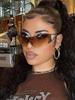 One Piece Rimless y2k Sunglasses Women For Men Fashion Vintage Luxury Brand Designer Sun Glasses Trendy Punk Sport Shades UV400