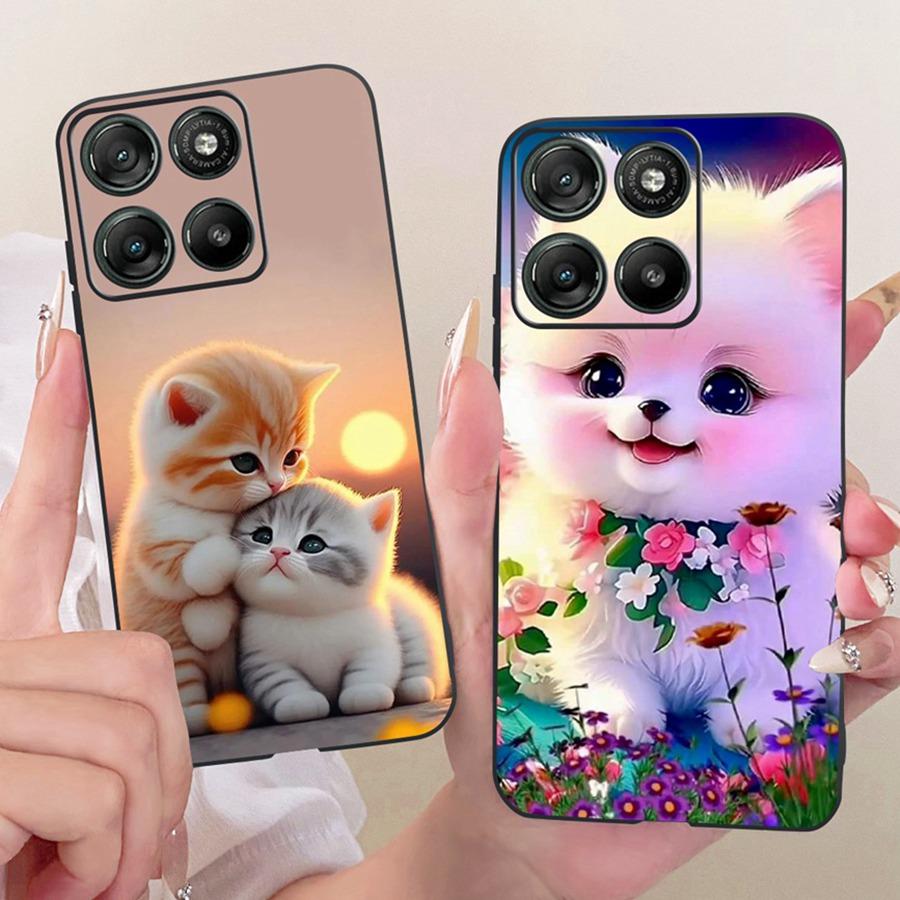 For Motorola Moto G67 Moto G77 Case Cat Cartoon Silicone Soft TPU Back Cases For MotoG77 G 67 Phone Cover MotoG67 G 77 5G Fundas
