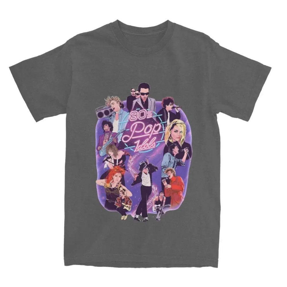 Funny Retro 80s Pop Idols T-Shirts Men Women's  Vintage Nostalgia 90s Popstars Tee Shirt Printed Clothing