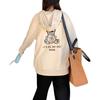 Vans Bear Letter Print Sports Casual Hoodie Unisex Hoodies Off-White VN0A54M72N1
