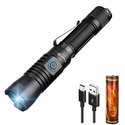 Trustfire dobíjecí Military Strongest 460 Super Strong Střelba na vzdálenost 1100 m LED Handy Light Taktické světlo Vysoce svítivá Taktická svítilna