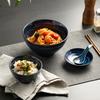 Lingying Hat Bowl Japanese-Style Ceramic Bowl New Household Rice Bowl Instant Noodle Bowl Premium Dessert Sugar Water Bowl