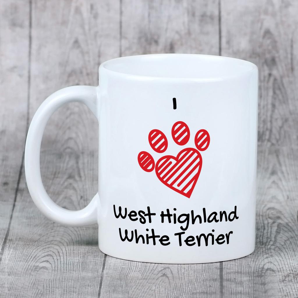 West Highland White Terrier, Westie, Westy - Tasse mit Hund, süße Tasse mit Grafik, ein Geschenk mit Ihrem Foto von der Marke Art-Dog