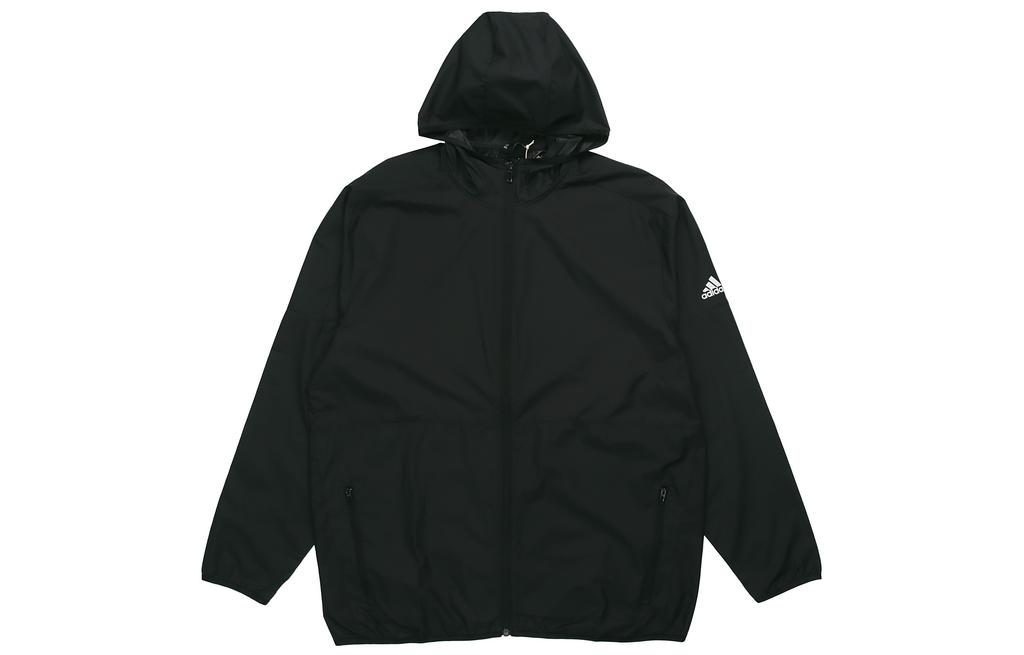 adidas Jackets Men's Black Hooded Moderate Other FM5345