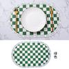 Leather Placemat, Heat Insulation, Anti-scalding, Waterproof and Oil-proof Cushion, Western Food Mat, Coaster, Plate Mat, Pot Mat, Plate Checkerboard