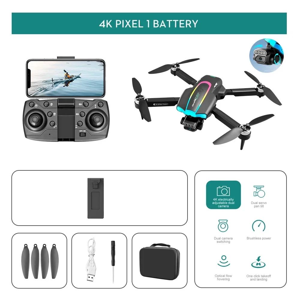 Neuer XT105 Drohne 5G WiFi FPV Bürstenloser Motor Rückkehr HD Dual-Kamera 360° Laser-Hindernisvermeidung RC Quadcopter Drohne Spielzeug