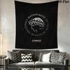 Olympiacos logo Wall Hanging Printed Fabric Blanket Decorative Tapestries for Bedroom Living Room Home Decor