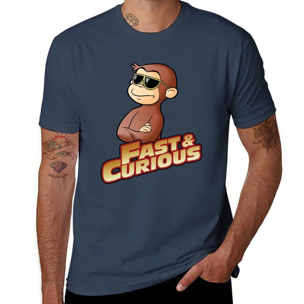 Curious George Fast And Curious Tshirt Christmas Theme Tee Top Tshirt