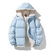 Men's Trendy Hooded Puffer Jacket - Winter Warmth & Loose Fit