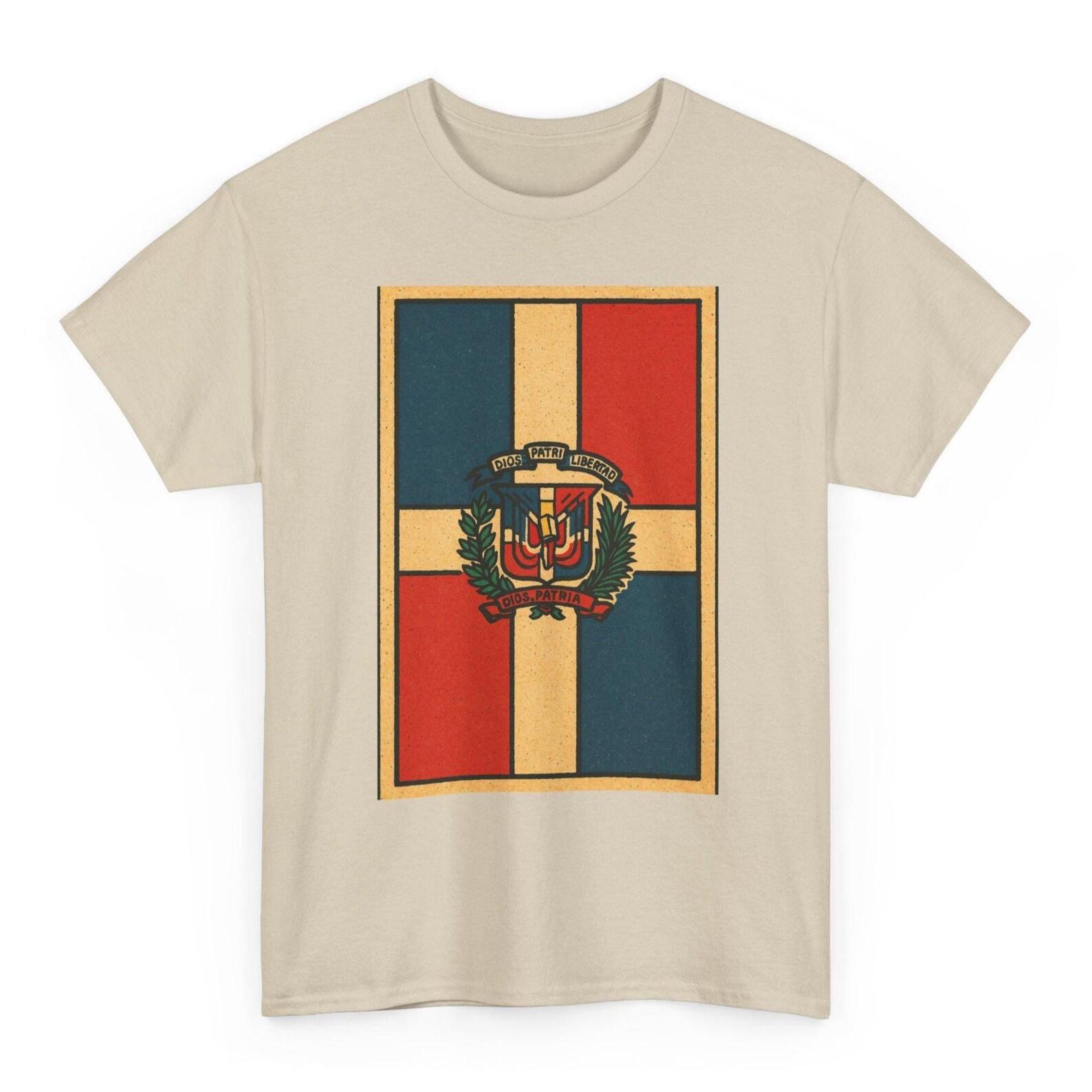 Dominican Republic Flag T-Shirt | Retro Dominican Pride Tee | Caribbean Heritage Shirt XL