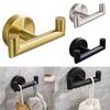 Stainless Steel Wall Hooks Toilet Paper Holder Wall Hanger Towel Holder Rack Behind Door Bathroom Clothes Hook Hardware