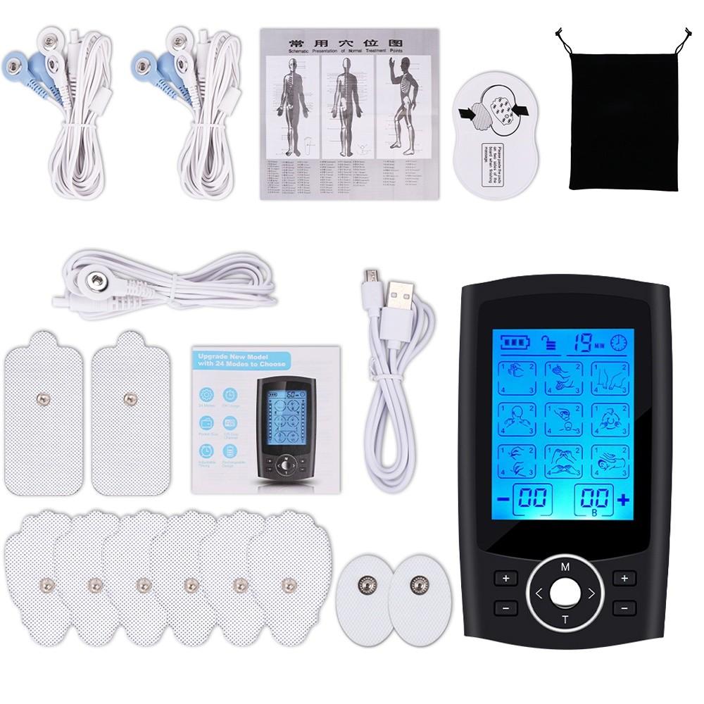 36 Modes Electric Body Massager Muscle Electrotherapy Stimulator Therapy Device EMS Massage Relax Tens Massager Back