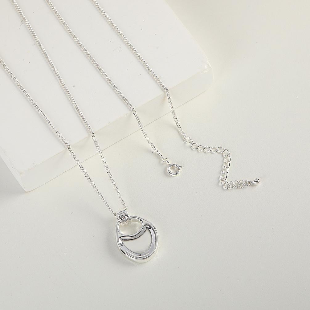 

Aboutnice1:1 ниша седельная сумка ожерелье простая нерегулярная подвеска свитер ключица цепочка