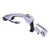 Automotive 2016-2024 Exterior Pull Handle Assembly, Silver-Tone Finish with Mounting Structure and Electrical Lead