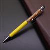 Shuo Lei Kristallen Stylus Pen: Metalen balpen met diamanten accent