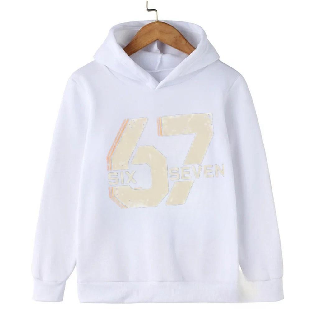 Unisex Graphic Fun 67 Men's Hooded Pullover Sweater Long-sleeved Stylish Street Style Long-sleeved Women Clothing Top
