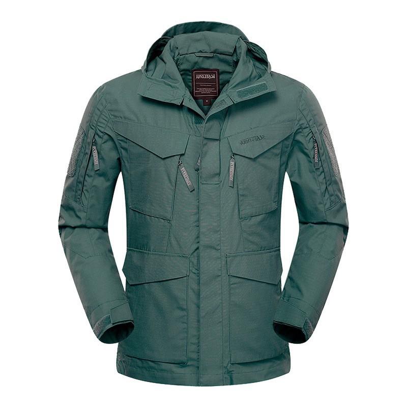 

M65 Windbreaker Camouflage American Hooded Khaki Jacket Multi-pocket Outdoor Training Genuine Military Model S
