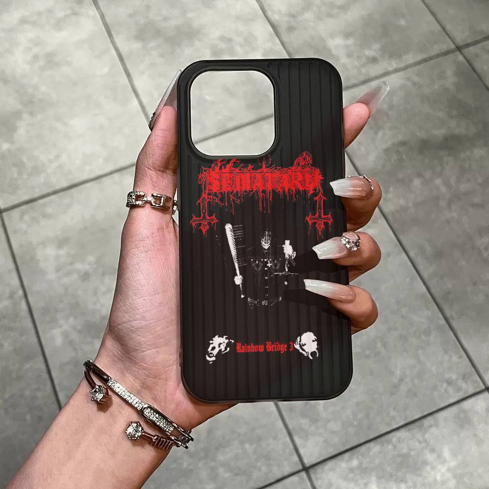 Sematary Haunted Luxury Phone Case For IPhone 17 Air 16 15 14 13 12 11 Pro Max Pro Plus Ripple Shockproof