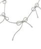 Lotsyou Ribbons Bon Chain Necklace Silver