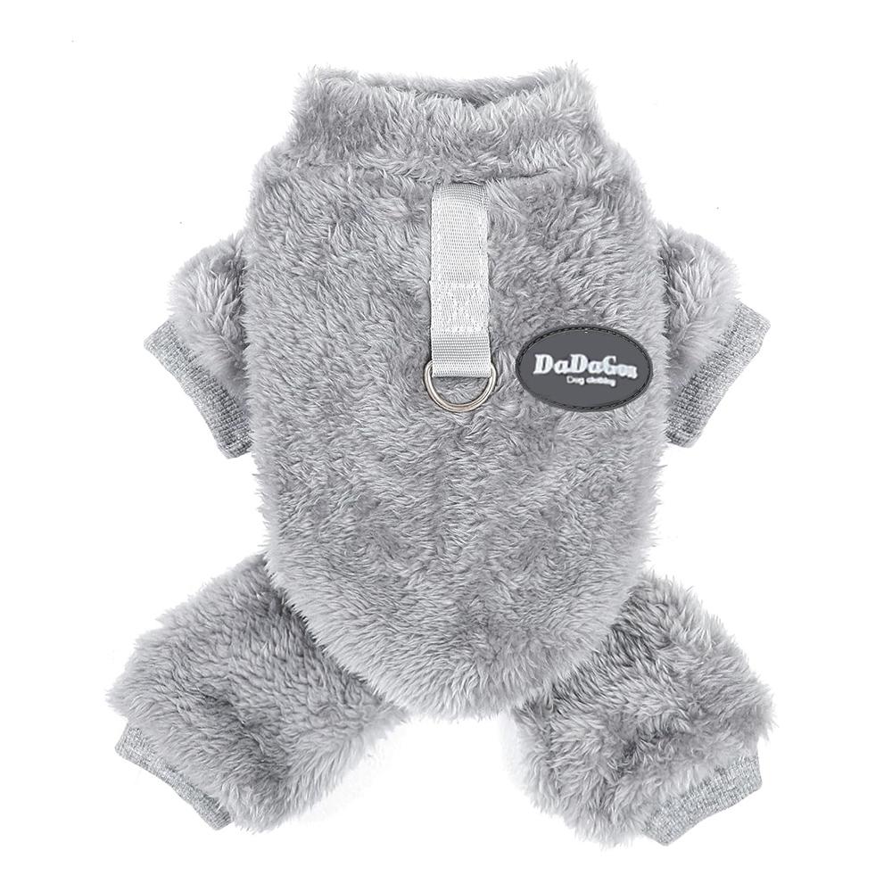 Dog Sweaters for Small Dogs Winter Pet Clothes Boy Girl Fleece Puppy Pajamas Doggie Outfits for Chihuahua Yorkie Cat Apparel