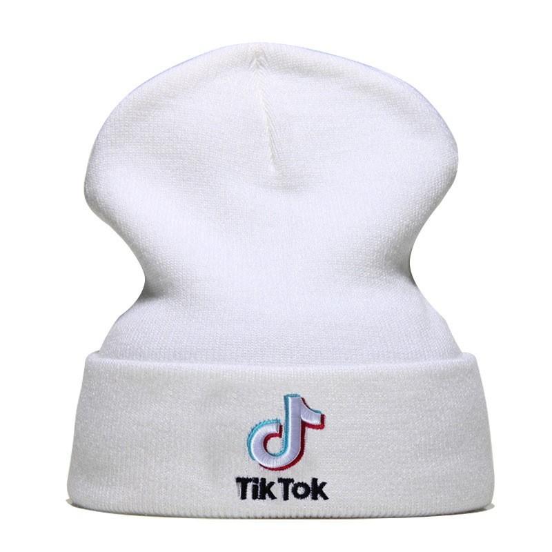 Stylish Tiktok Beanie Knitted Hat With Embroidery Letters For Unisex Fashion Lovers
