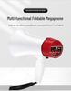 Foldable Outdoor Handheld Megaphone Loudspeaker with Recording Function