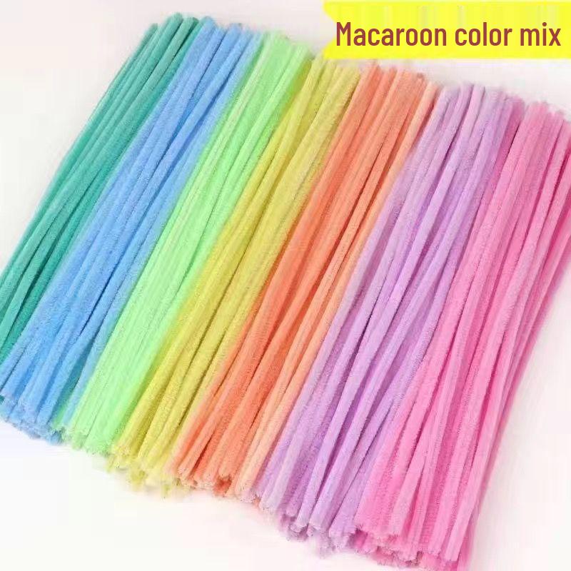 DIY Bouquet Plush Twist Stick for Children's Handmade Toy Creations - Hair-Safe Material, Ideal for Crafting