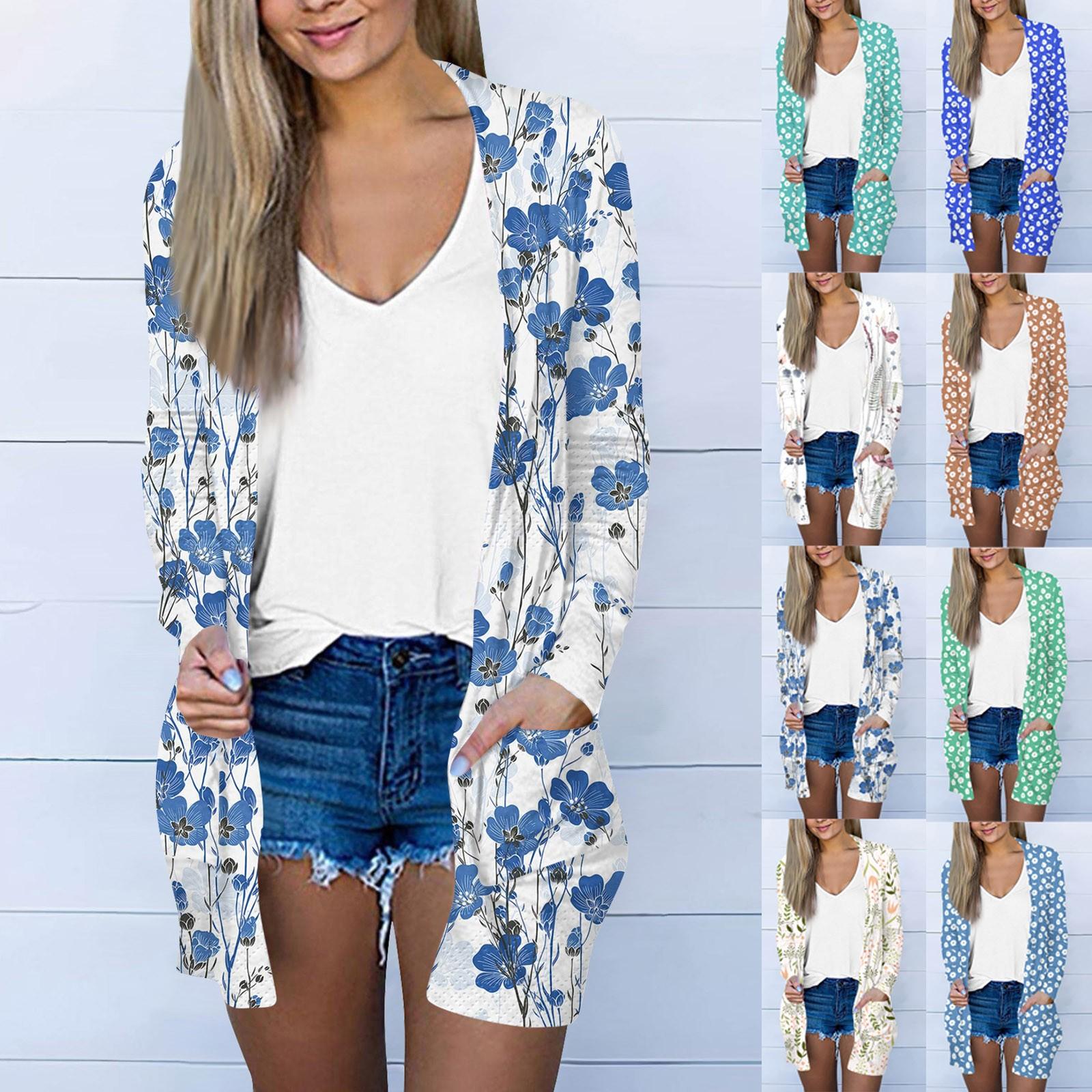 

Женский легкий и тонкий топ с длинным рукавом в стиле ретро, ​​легкая куртка-кардиган