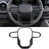 Carbon Fiber Look Steering Wheel Trim Cover Decor Molded For Chevrolet Colorado 2023+