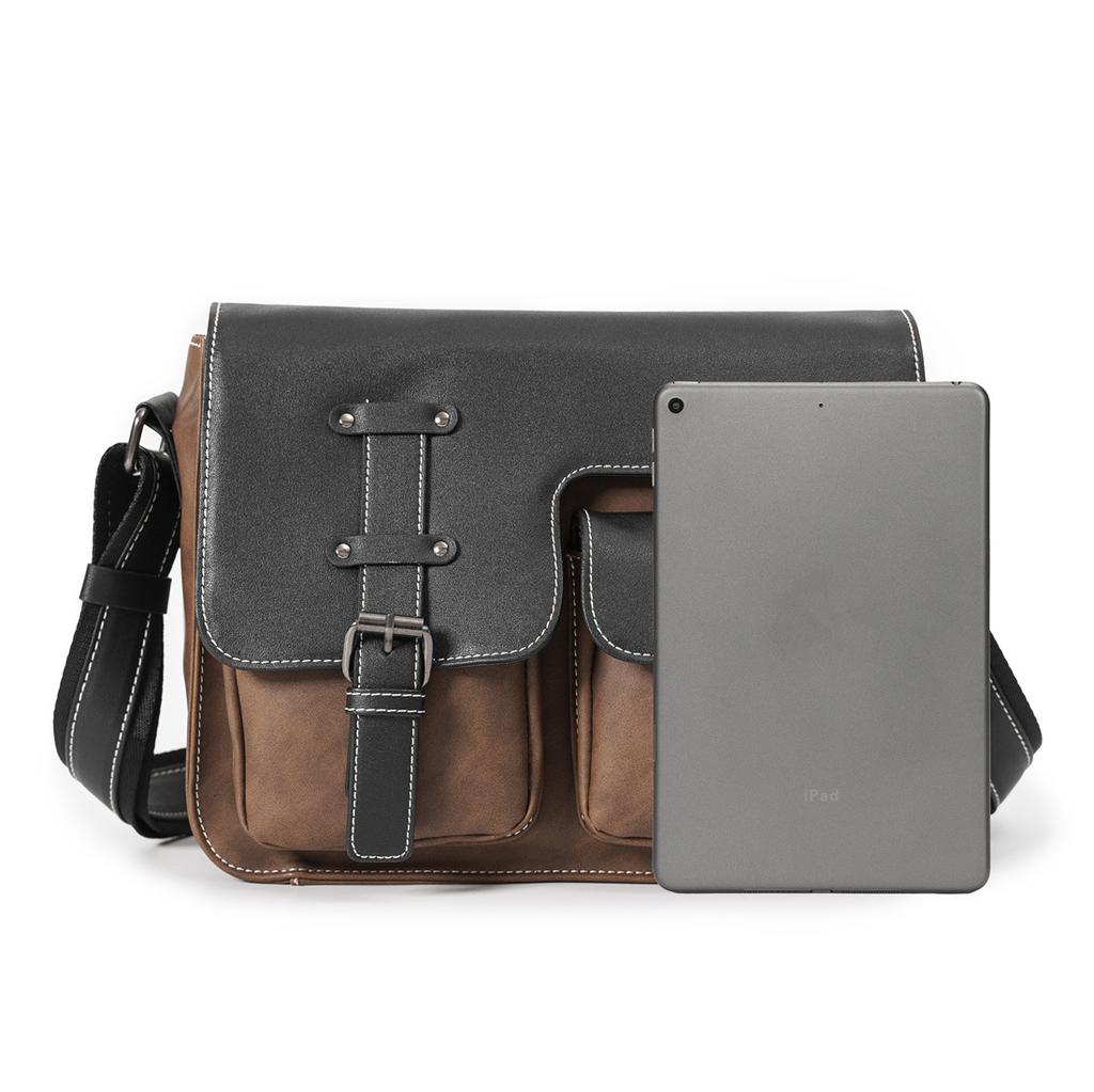 TS JYL laptop bag,Vintage Messenger Bag Korean Men Casual Shoulder Bag
