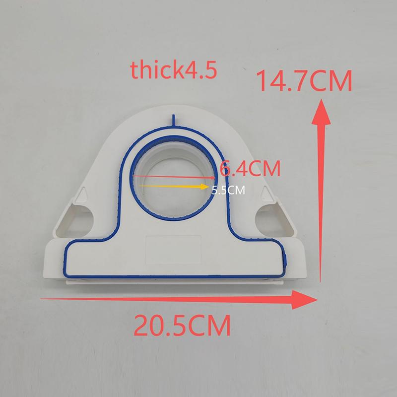 

Аппликатор малярного скотча и рулон белых наклеек шириной 25 мм, закрывающий диспенсер для малярной ленты с резаком для отделки оконной и дверной рамы