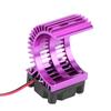 Model Accessory Heat Sink With Cooling Fan for 1 10 Scale Electric RC Car 540   550 Motor