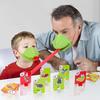 1 Set Sticking-Out Tongue Frog Face Guard Toy Licking Animal Chameleon Lizard Tongue Game 1/2/4 Players Board Game Toddler Boys Girls Gift