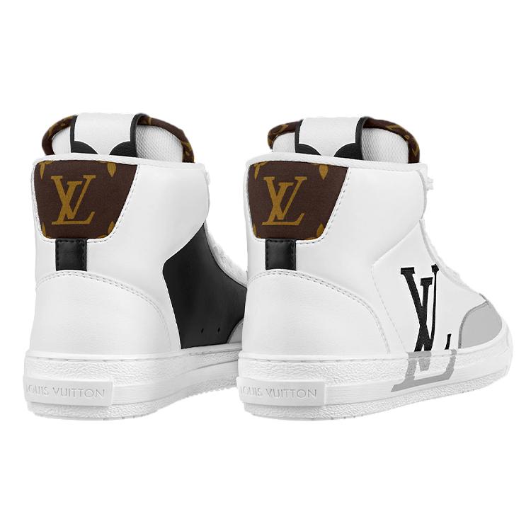 Louis Vuitton Charlie Ankle Sneakers 'White Grey Black' Women's 1A9RYS