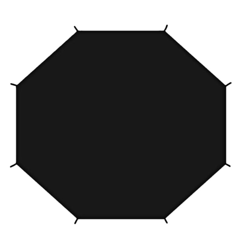

Trampolines Sunshades Cover Sun Protecting Black Meshes Top Cooling Canopies for Outdoor Playing and Sun Safety 10 feet