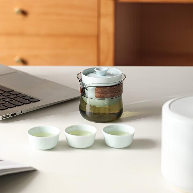 Portable Ceramic Express Tea Set