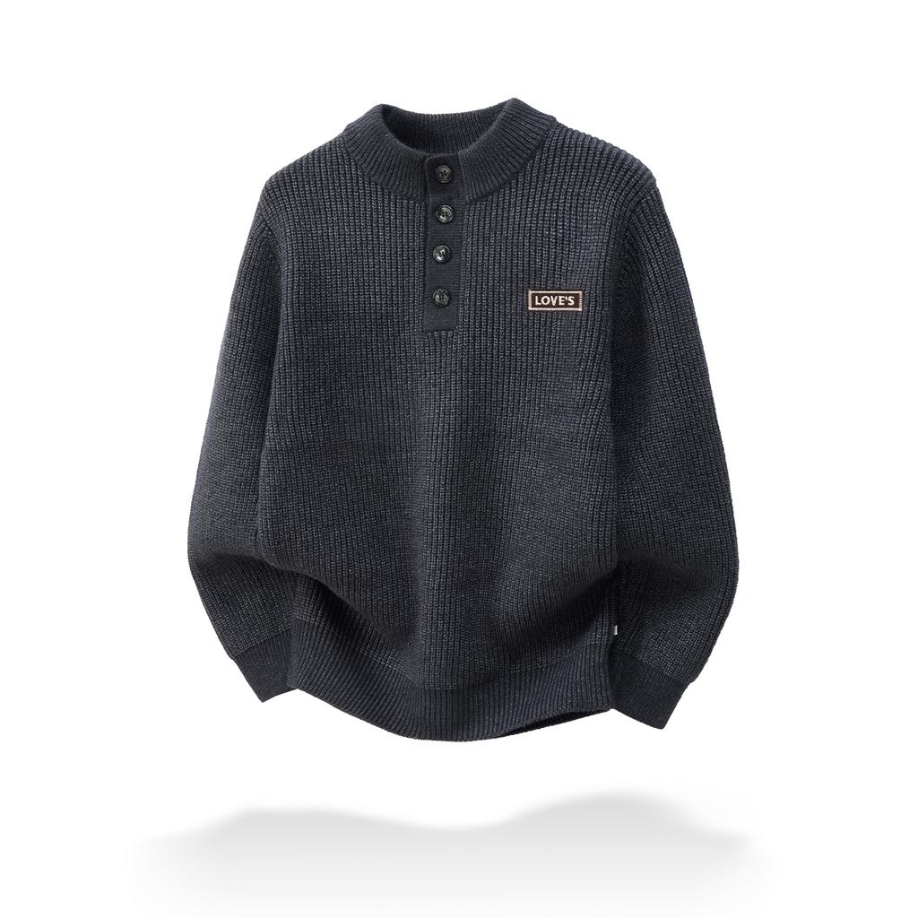 L-8XL Svetr Cardigan Bunda Pánský Jaro Podzim Volný Ležérní Pletený Svetr Pánský Svetr