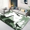 1pc Dinosaur Pattern Soft Floor Mat - Floor mat Crystal Velvet, Tropical Palm Tree & Mountain Design, Non-Slip & Durable Rug for