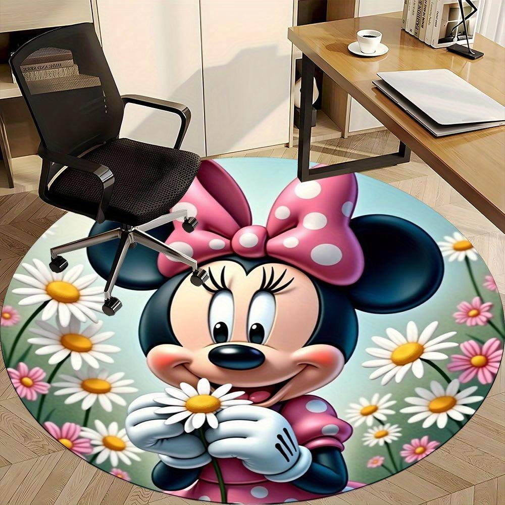 

1pc Adorable Cartoon Design Round Rug - Perfect for Home Decor, Office, or Home Room Flooring 80cm by 80cm