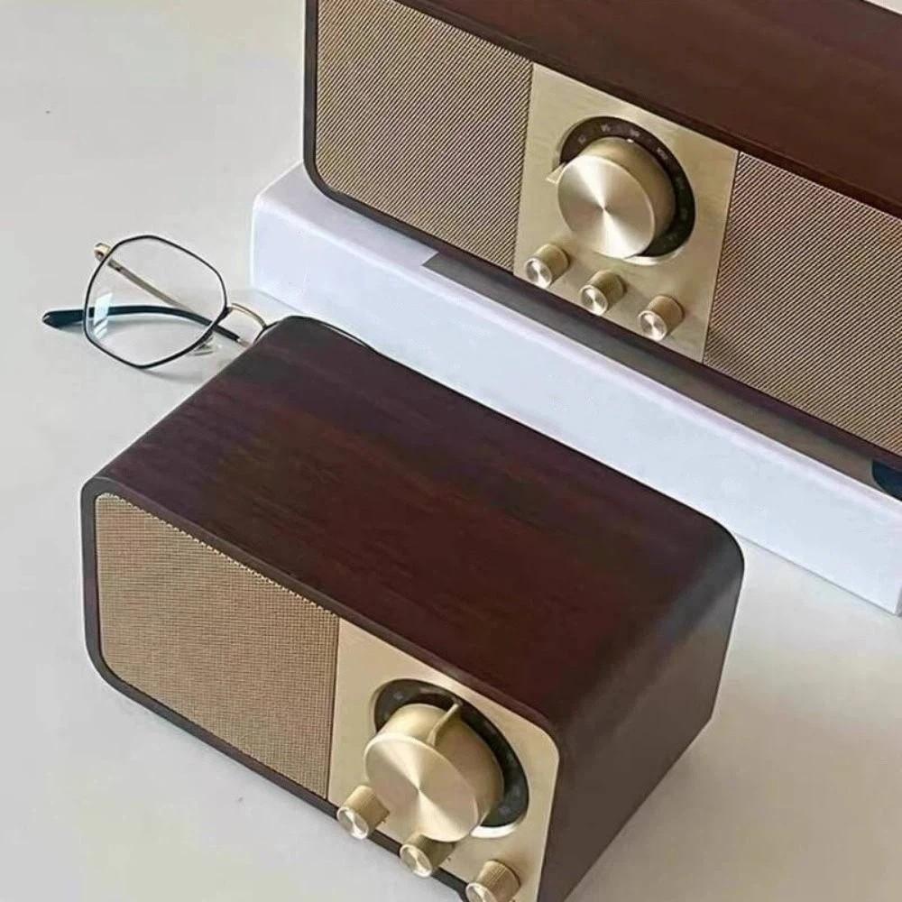 Retro FM Radio with Bluetooth Bluetooth 5.0 Vintage Radio Bluetooth Speaker Wireless Streaming