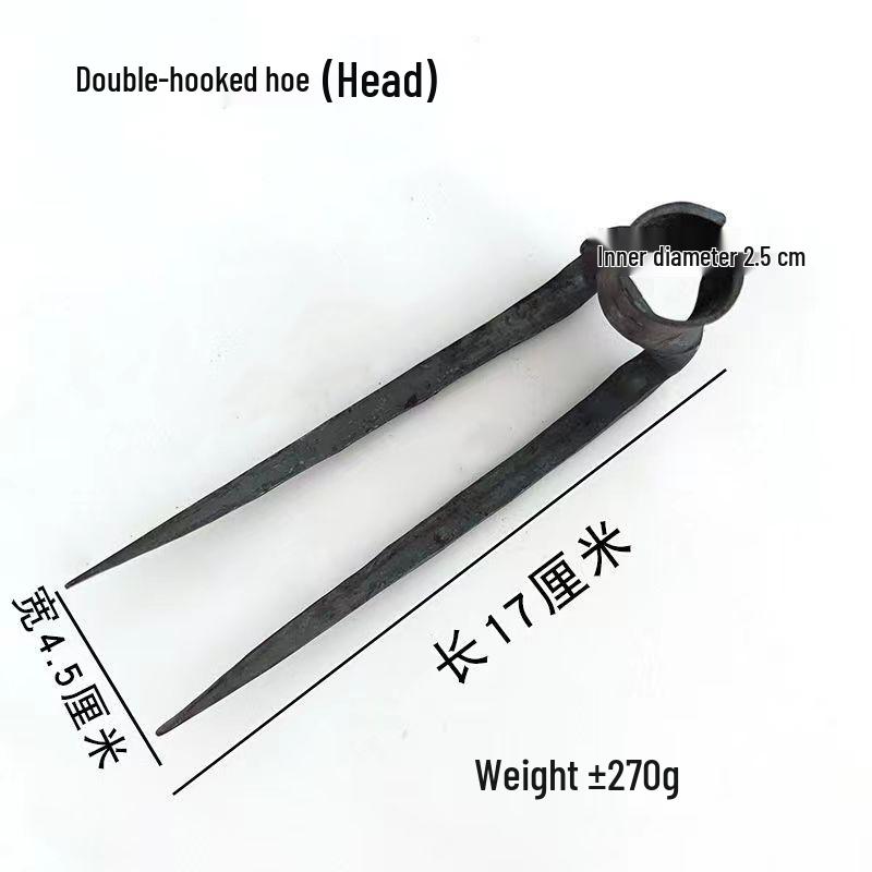 Multi-Functional All-Steel Gardening Hoe for Weeding and Planting
