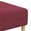 Living Room Sofa Set 3 pcs Burgundy 250 x 188 x 76 cm Polyester