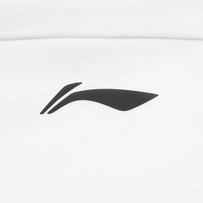 Li-Ning Solid Color Logo Round Neck Pullover Short Sleeve Fitness Breathable Versatile Shorts Casual Sports Suit ATSV597-1+AKSV843-1