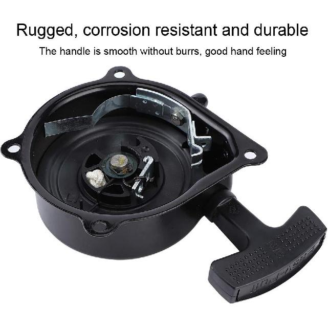 Pull Starter, Replacement Pull Starter, Starter Assembly Fit for Suzuki Quadrunner 50 LT50 2x4 1983 1987, ATV Accessory