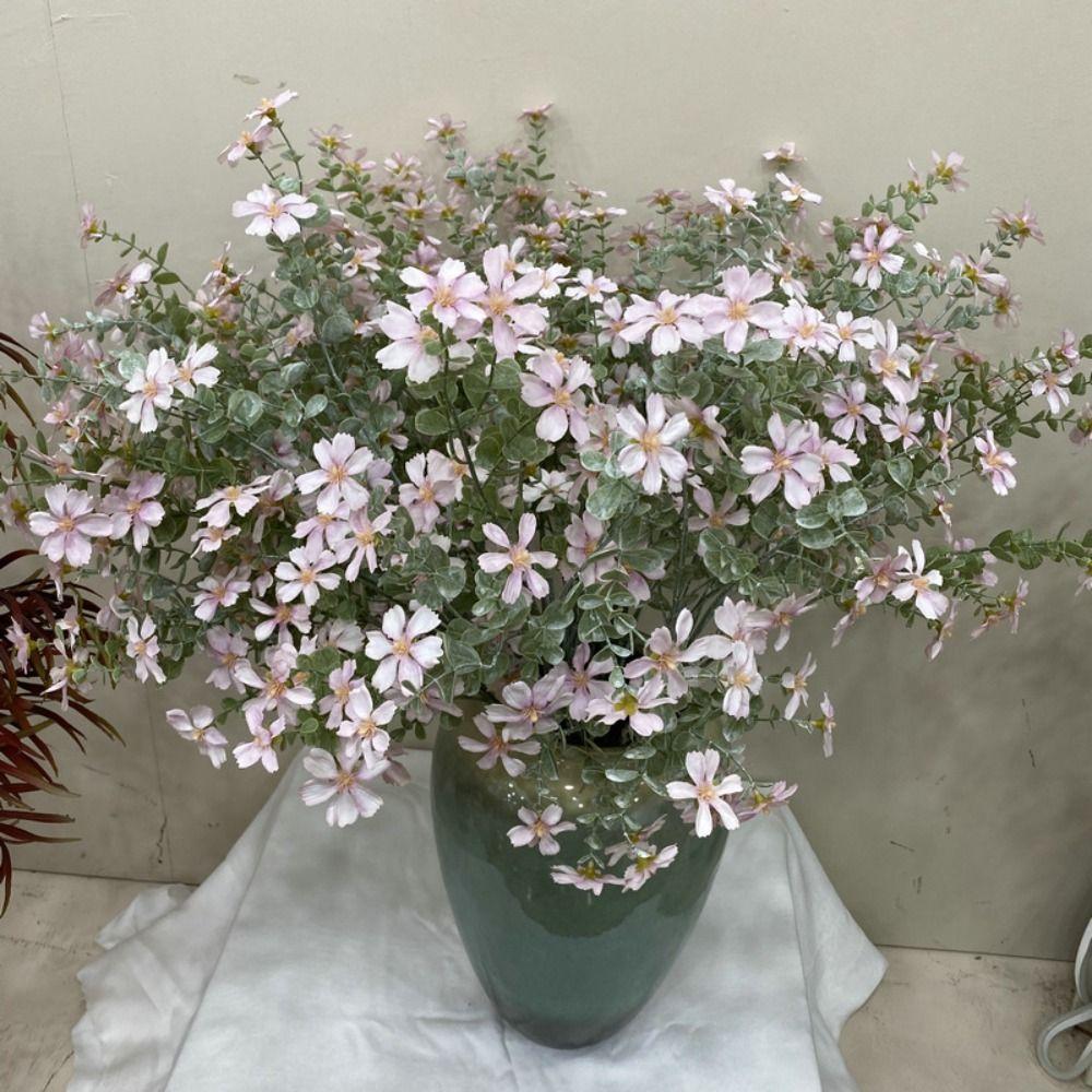 

Colorful Silk Spray White Wildflowers Handmade Fake Flower Wedding Home Decor синий
